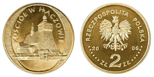 2 zł GN, Kościół w Haczowie, 2006
